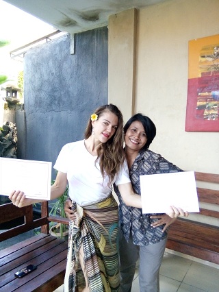 Reeva Bali Spa School Student